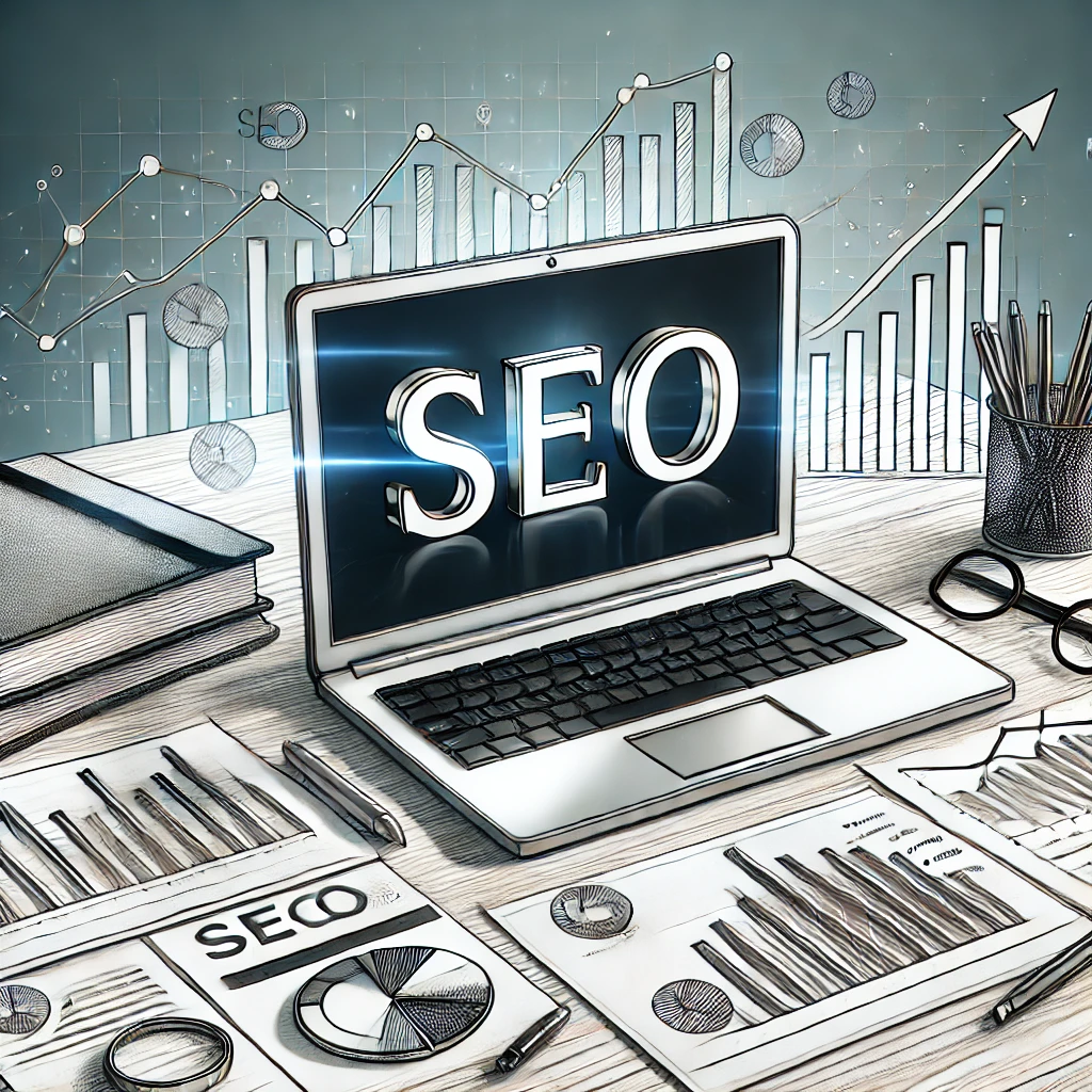 Bureau d'un rédacteur SEO